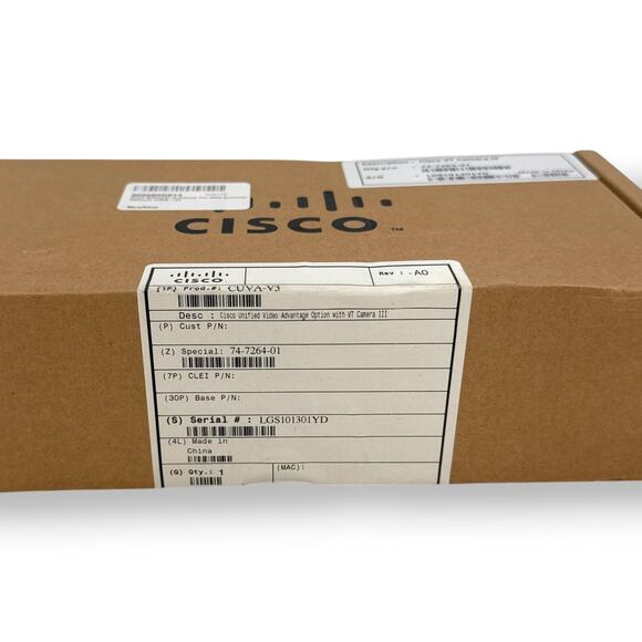 New in Box - Cisco VT Camera II Webcam by Logitech - Picture 3 of 4